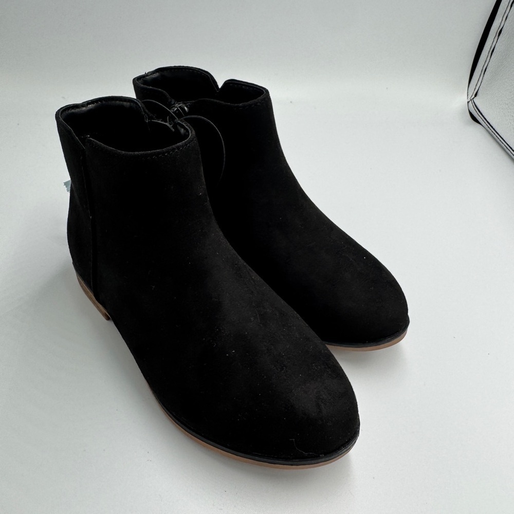 NWT Cat & Jack Toddler Girls 11 Black Formal Ankle Booties Boots Shoes